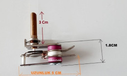 3 Cm Mil Tost Makinesi Termostat , Mil Uzunluğu 3 cm 10 Amper