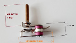 4 CM Tost Makinesi Termostat , Mil Uzunluğu 4 cm 10 Amper Otomatik