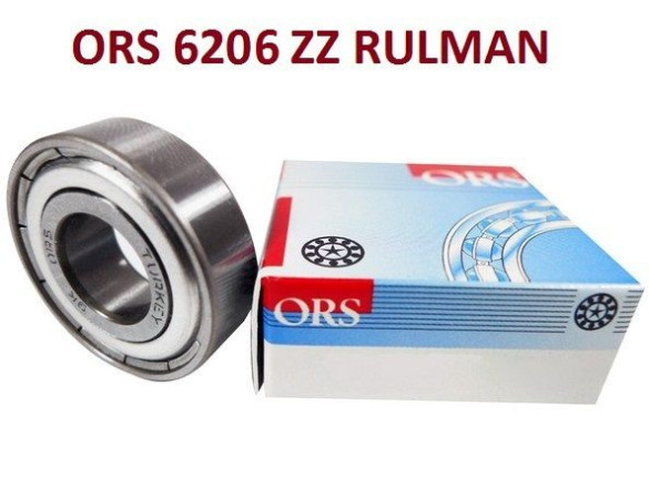 6206 ORS ZZ RULMAN , MOTOR RULMANI , 6206 ZZ ÇİFT KAPAKLI RULMAN - 0