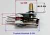 Altus Tost Makinesi Termostat , Mil Uzunluğu 2 cm , 10 Amper Otomatik - Thumbnail (1)