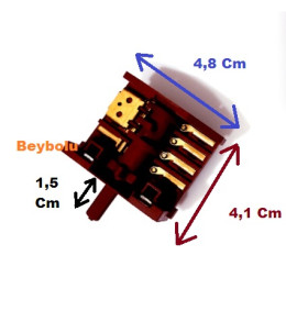 Ankastre Fırın 4+3 Şalter 7 Uç Şartel Kademe Şalter Düğmesi 