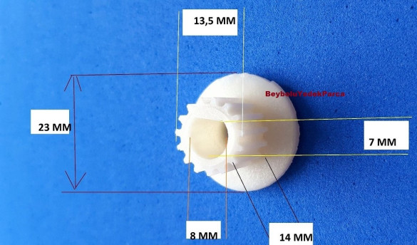 Arçelik 2715 Dişli Ekmek Yapma Makinesi Motor Dişlisi - 0