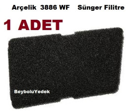 Arçelik 3886 WF Çamaşır Kurutma Makinesi Sünger Filtre , 3886WF Filtre