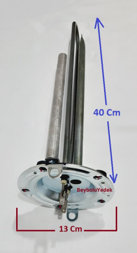 Arçelik 5 Delik Titanyum Rezistansı ve Anot Çubuk 1980 Watt Titanium - 0