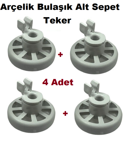 Arçelik Alt Sepet Teker Bulaşık Makinesi Alt Sepet Tekeri 4 lü - 0