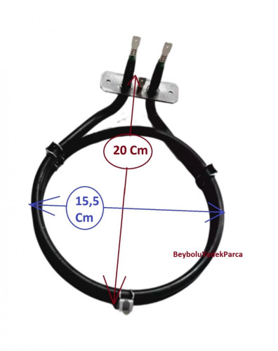 Arçelik Fırın 15,5 CM Turbo Rezistansı ,1600 Watt Fırın Resiztans - 0