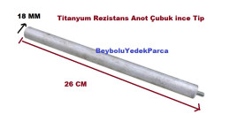 Arçelik Titanyum Rezistans İçin Anot Çubuk İnce Tip 