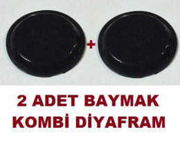 Baymak Kombi Delikli Diyafram Conta 2 ADET , Sıcak Su Diyafram Contası