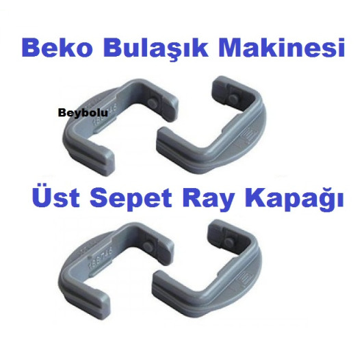 Beko Üst Sepet Ray Kapak Bulaşık Makinesi Üst Ray Tutucu Tırnak 4 Adet - 0