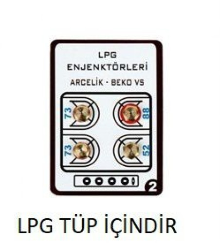 Beko Tüp Enjektör Memeleri 9 MM , Beko Ocak Enjektör 9 Anahtar İle Sökülür - 0