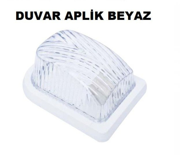 BEYAZ DUVAR APLİK Tavan Glop Armatür Beyaz, 20 cm Porselen Duy - 0