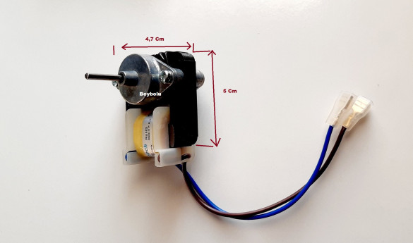 BOSCH BUZDOLABI DİFİRİZ FAN MOTORU İNCE MİL İÇ FAN - DİFRİZ FANI KÜÇÜK TİP - 0