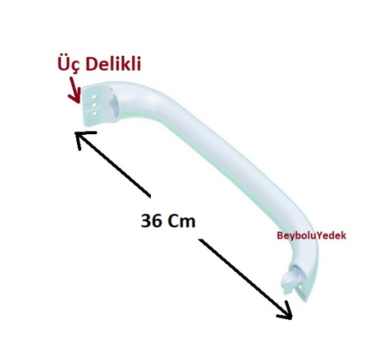 Bosch Buzdolabı Kapı Kolu BEYAZ Renk Buzdolabı Kol - 0