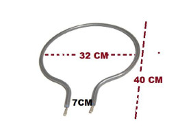 FIRIN REZİSTANS , 1000 WATT DAVUL FIRIN REZİSTANSI BÜYÜK TİP ÇAP 32 CM