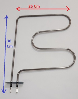 Fırın Rezistansı , 750 Watt Flanşlı Fırın rezistans