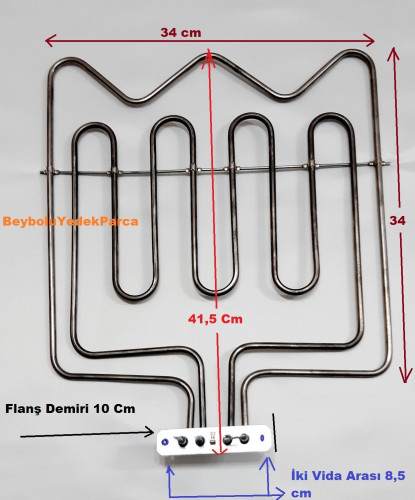 Kumpir Fırını Rezistans , Kumpir Fırın Rezistansı 1500 + 2000 Watt - 1