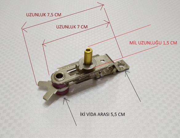 Lider Tost Makinesi Termostat , Mil Uzunluğu 1,5 cm , 220 VOLT - 10 Amper Ayar Otomatiği , Otomatik - 0