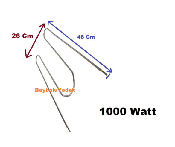 Luxell Fırın Rezistans 1000 Watt Lüxell Börekçim Rezistansı Düz 46 cm x26 cm - 0
