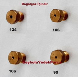 Profilo Ocak Doğalgaz Dönüşüm Enjektör Memeleri Takım , 7 MM