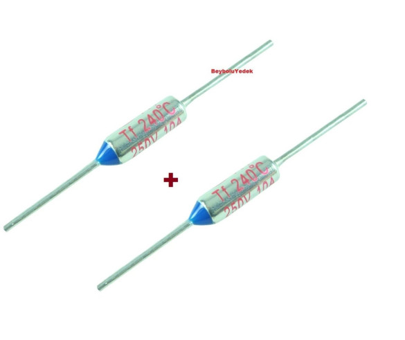 Sinbo Termik Limit Sigortası 2 ADET , Tost Makinesi 240 Derece Termik Diyot ısı Sigorta 240°C - 0