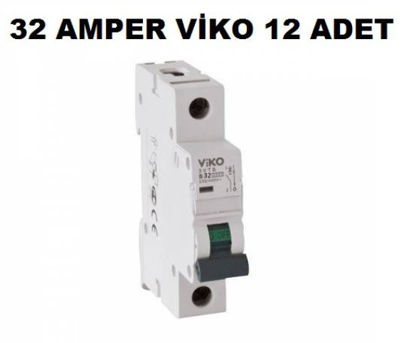 Viko B32 Amper Sigorta W Otomat Şartel 32A 32 A B 32 A - 12 ADET - 0